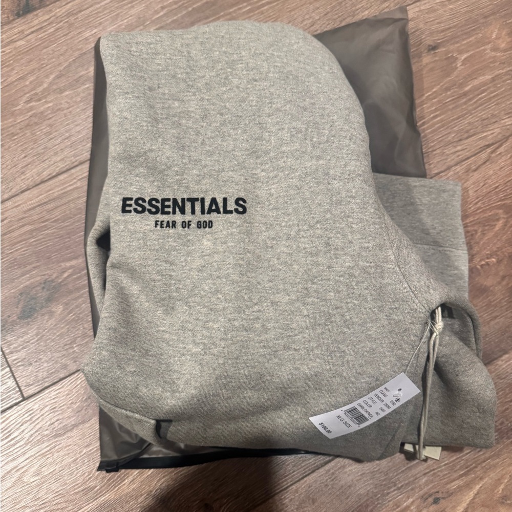 Essentials Fear of God Gray Hoodie